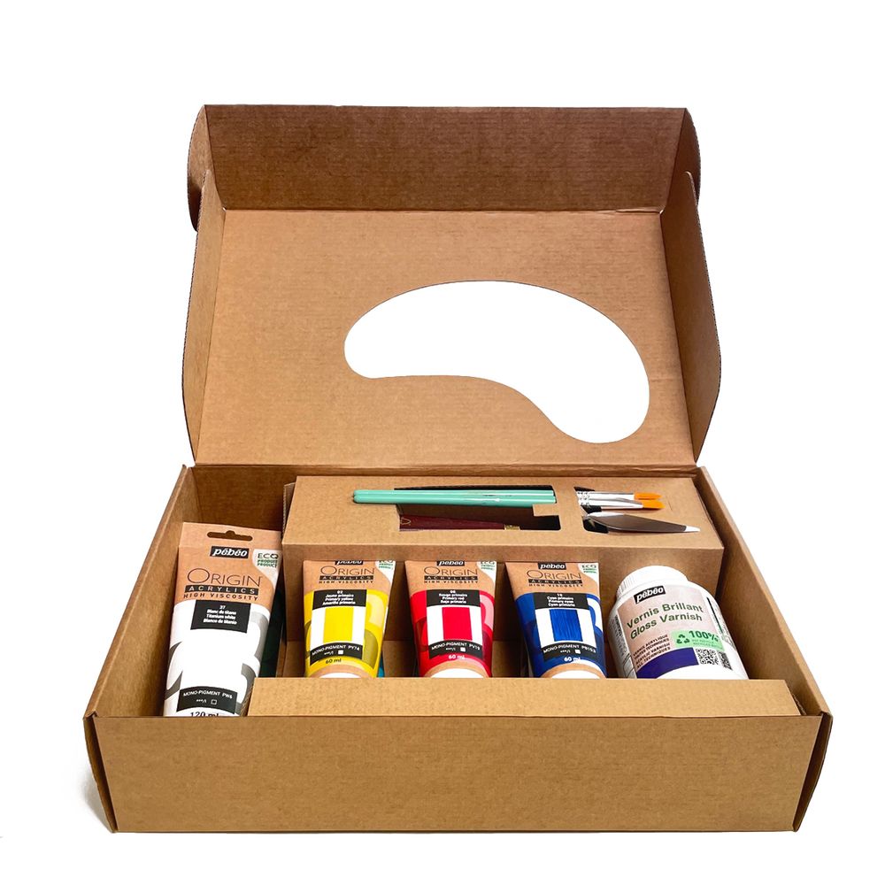 Краска акриловая Equipment Kit матовая 6 цв. по 60 мл, Pebeo, 817432