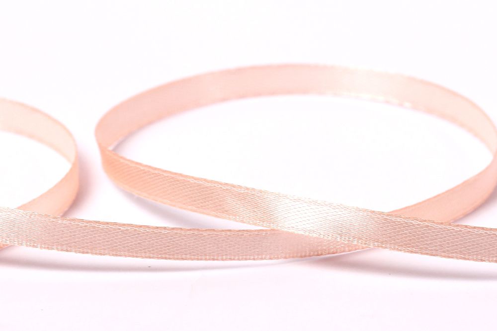 Лента атласная 1-сторонняя 6.0 мм / 33±2 метра, 007 персиковый, Gamma