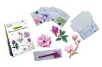 Алмазная (кристальная) мозаика Фрея, Наклейки Магнолия, 6х8 см