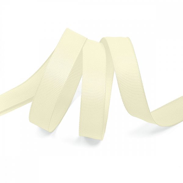 Лента репсовая (в рубчик) 15.0 мм цв. 815 кремовый уп.22.86м (±1м)