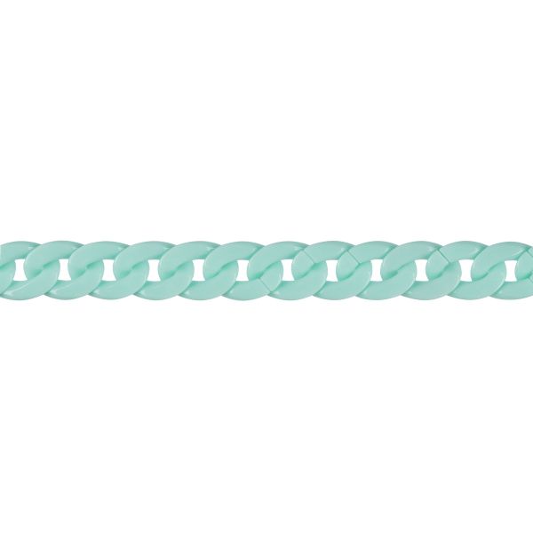 Цепочка для сумки, пластик 60 см, 1 шт, 09 бирюзовый, Gamma MPE-02