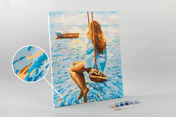 Картина по номерам Фрея, В гармонии с собой, 50х40 см