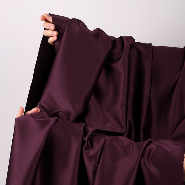 Атлас стрейч для нижнего белья 107 г/м², 125 см / 1 метр, 0180 цв.117 бордо