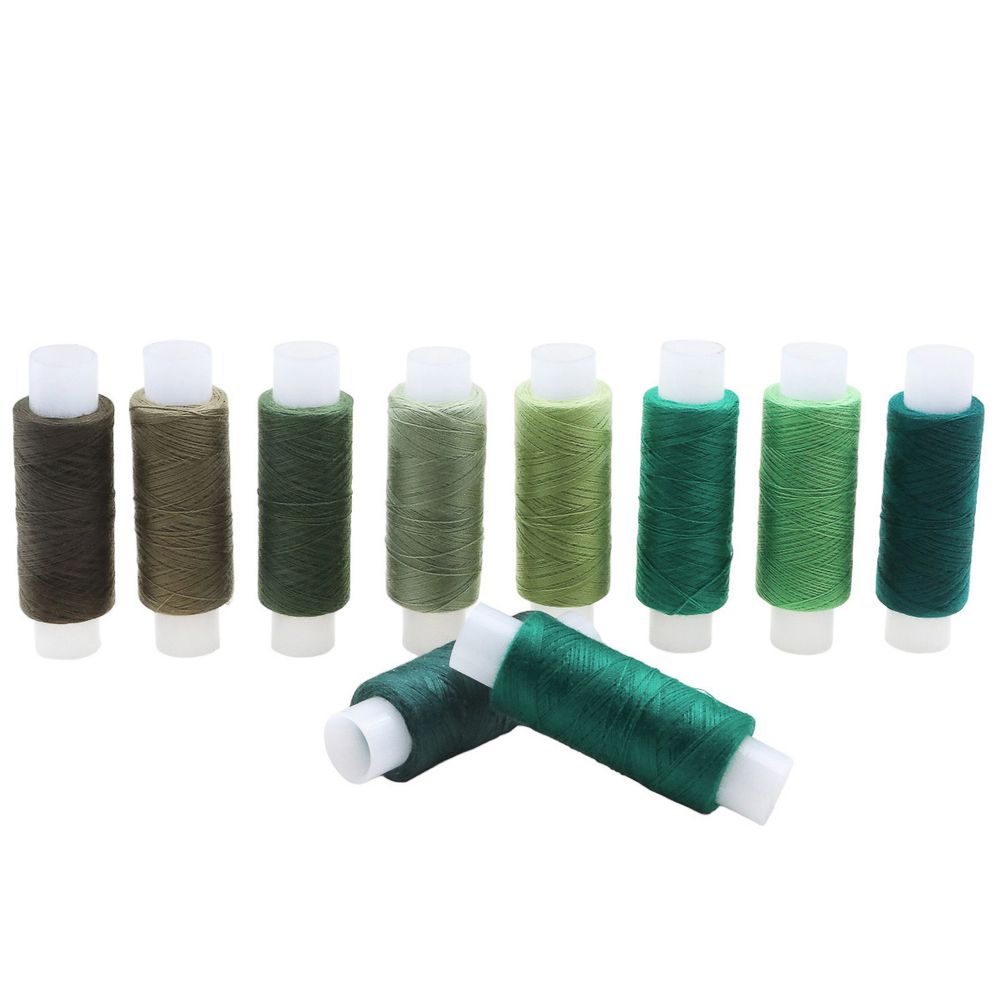Швейные нитки (набор) 50/2, 10 кат. по 200 метров, ассорти №27, Astra&amp;Craft