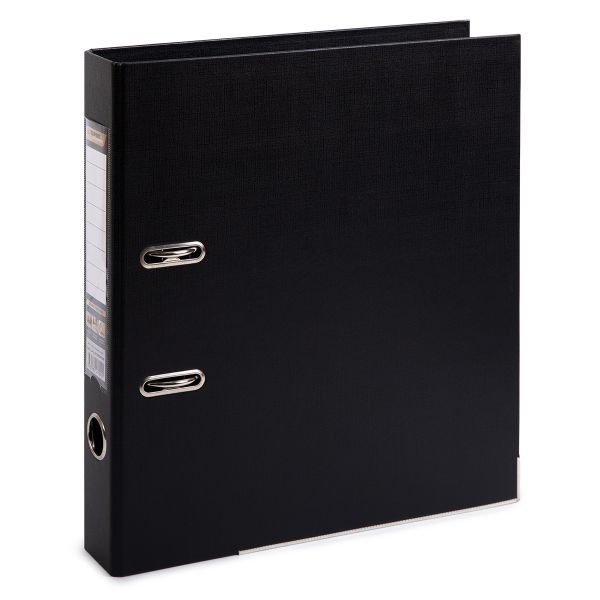 Регистратор PVC, 2-х стороннее покрытие, мет.уг. 50 мм, 50 шт, Premier A4 арочный механ. (разб.), черный ЕС100161001, Expert Complete