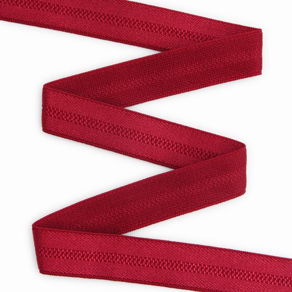 Резинка бельевая (бретелечная) 15.0 мм / 50 метров, бордовый, (ML207.015)