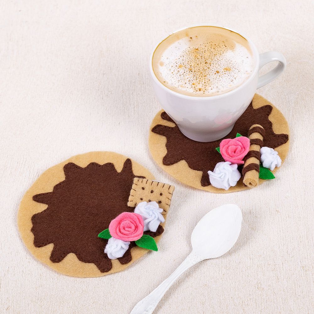 Набор для шитья игрушки Подставки "Сладкоежка" 11 см, Miadolla TF-0360