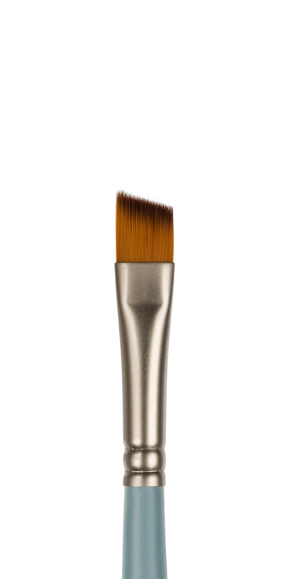 Кисть синтетика №06 плоская со скосом, 10 шт, короткая ручка, Vista-Artista 50234-06