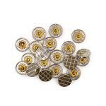 Часть кнопки 5/15 никель мет. клетка, 20 шт