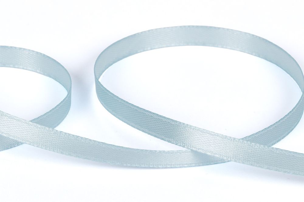 Лента атласная 1-сторонняя 6.0 мм / 33±2 метра, №520L(12-4401) голубой, Gamma