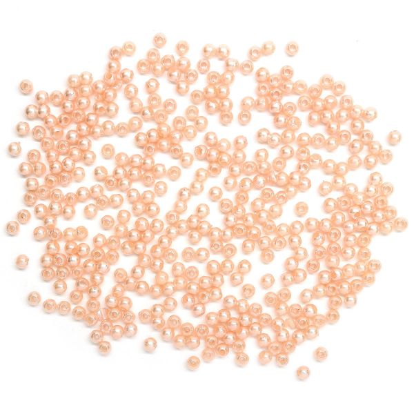 Бусины пластик (жемчуг) ⌀3 мм, 20 г, Astra&Craft, 006 NL розовый