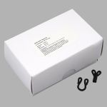 Крючки пришивные в оплетке 18х35 мм, цв.черный, 100 шт