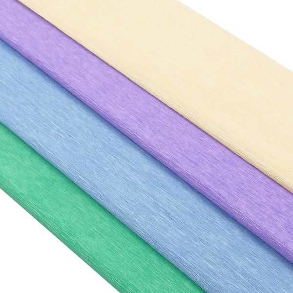 Бумага креповая 50х200 см, 35 г/м², 4 цвета Ассорти 3 Astra&Craft