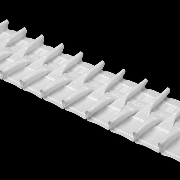 Лента (тесьма) шторная: сборка буфы (1:2) 100 мм / 50 метров, 4368, белый, OZ-IS 4368 P