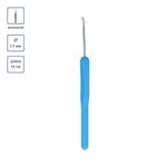 Крючок для вязания с пластиковой ручкой металл ⌀3,5 мм, 14 см, в чехле, Gamma MHP