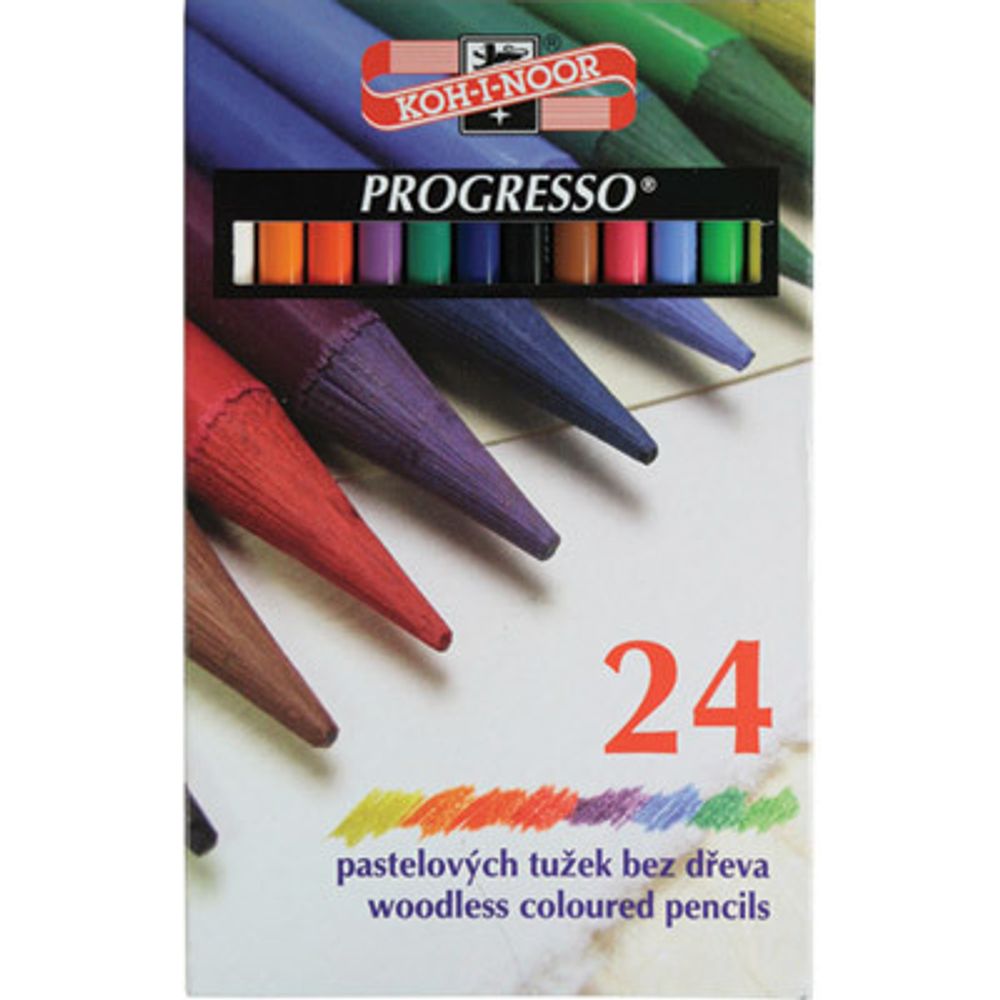 Набор цветных карандашей в лаке без дерева 24 цв. 24 шт, 8758024007PZ, KOH-I-NOOR