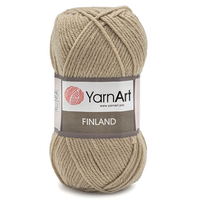 Пряжа YarnArt (ЯрнАрт) Finland / уп.5 мот. по 100 г, 200м, 848 бежевый