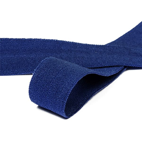 Резинка бельевая (окантовочная) матовая 10.0 мм / 50 метров, S919 синий сапфир