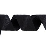 Тесьма (лента) киперная (100% х/б) 30 мм / 50 метров, черный, Gamma ЛКЭ (30чх/30хх-50) цв