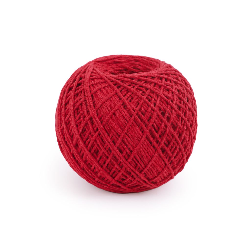 Шпагат х/б ⌀1.6 мм, 100% хлопок, 200 м, 04 красный, Gamma ШХ6 Шпагат х/б ⌀1.6 мм, 100% хлопок, 200 м, 04 красный, Gamma ШХ6