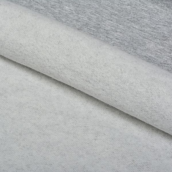 Футер 2-нитка начес 190 г/м², 100-100 см / 10 метров, ФУТ2Х.НАЧ.190.СЕР.МЕЛ.10