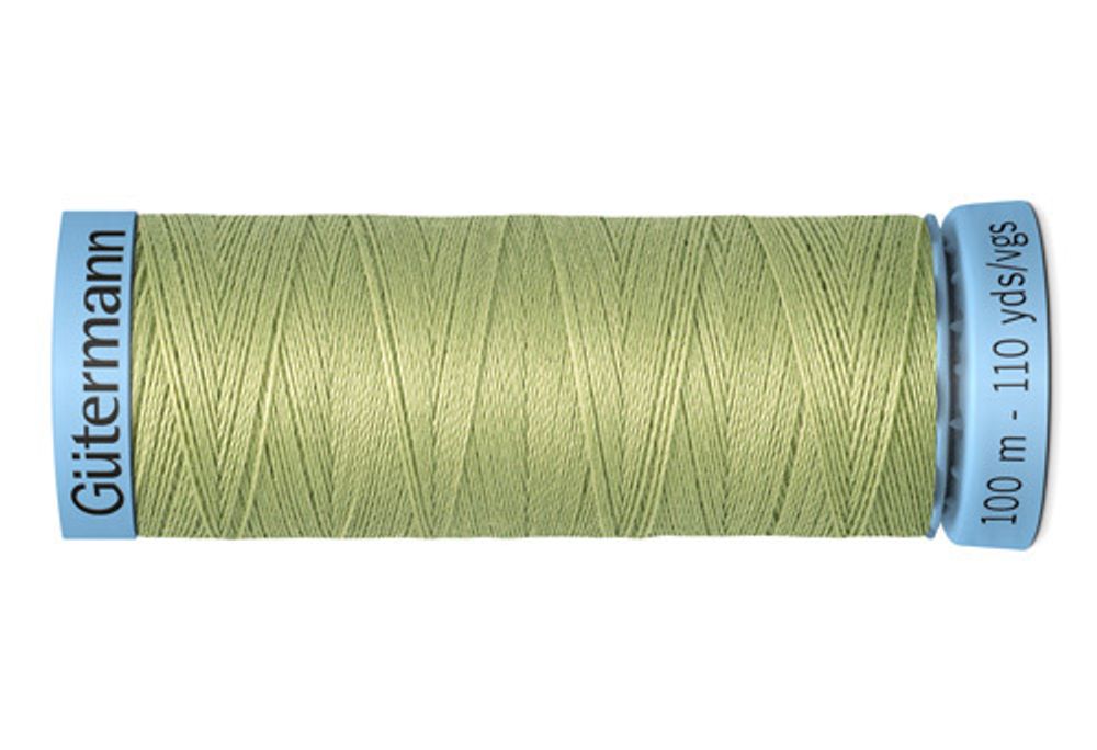 Нитки шелковые Gutermann Silk S303, 100м, 282 св.оливковый, 5 катушек