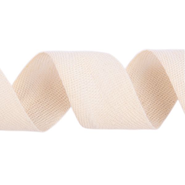 Тесьма (лента) киперная (100% х/б) 30 мм / 50 метров, суровый, Gamma ЛКЭ (30сх-50)