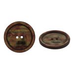 Пуговицы 2 прокола 48L (30мм), пластик (col.04 коричневый), CB_3685, 36 шт