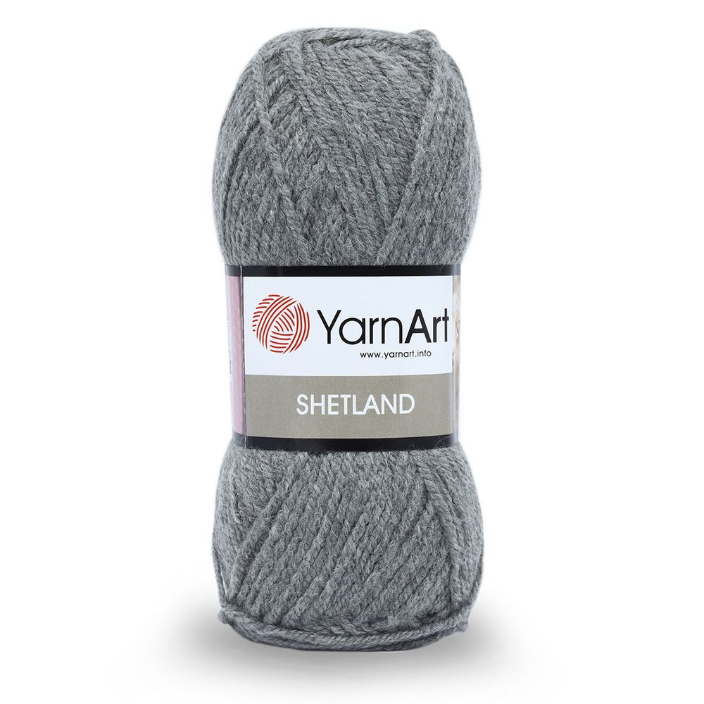 Пряжа YarnArt (ЯрнАрт) Shetland / уп.5 мот. по 100 г, 220м, 530 серый /TOS/