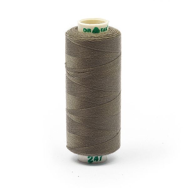 Нитки швейные бытовые Dor Tak 40/2, 366 м / 10 кат., 247 серый