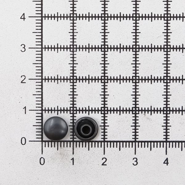 Хольнитены джинсовые ⌀8 мм, |БЕЗ ГВОЗДЯ|, BIG, черный, 100 шт