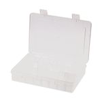 Органайзер для швейных принадлежностей 27.2х18х4.1 см, пластик, прозрачная, Gamma ОМ-063