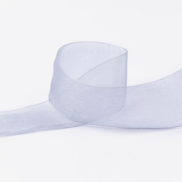 Лента капроновая (органза) 38.0 мм / 22.8±1 метра, 116 св.серый, Blitz OR-38
