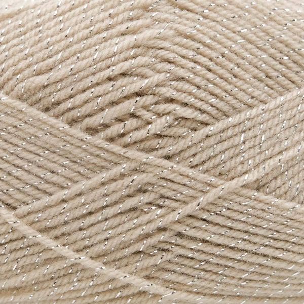 Пряжа Камтекс Праздничная с люрексом / уп.10 мот. по 50 г, 160 м, 188 топленое молоко