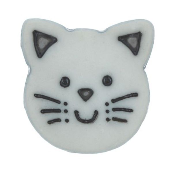 Пуговицы детские 15 мм, 36 шт, №D133 грязно-серый, Gamma AY 9998