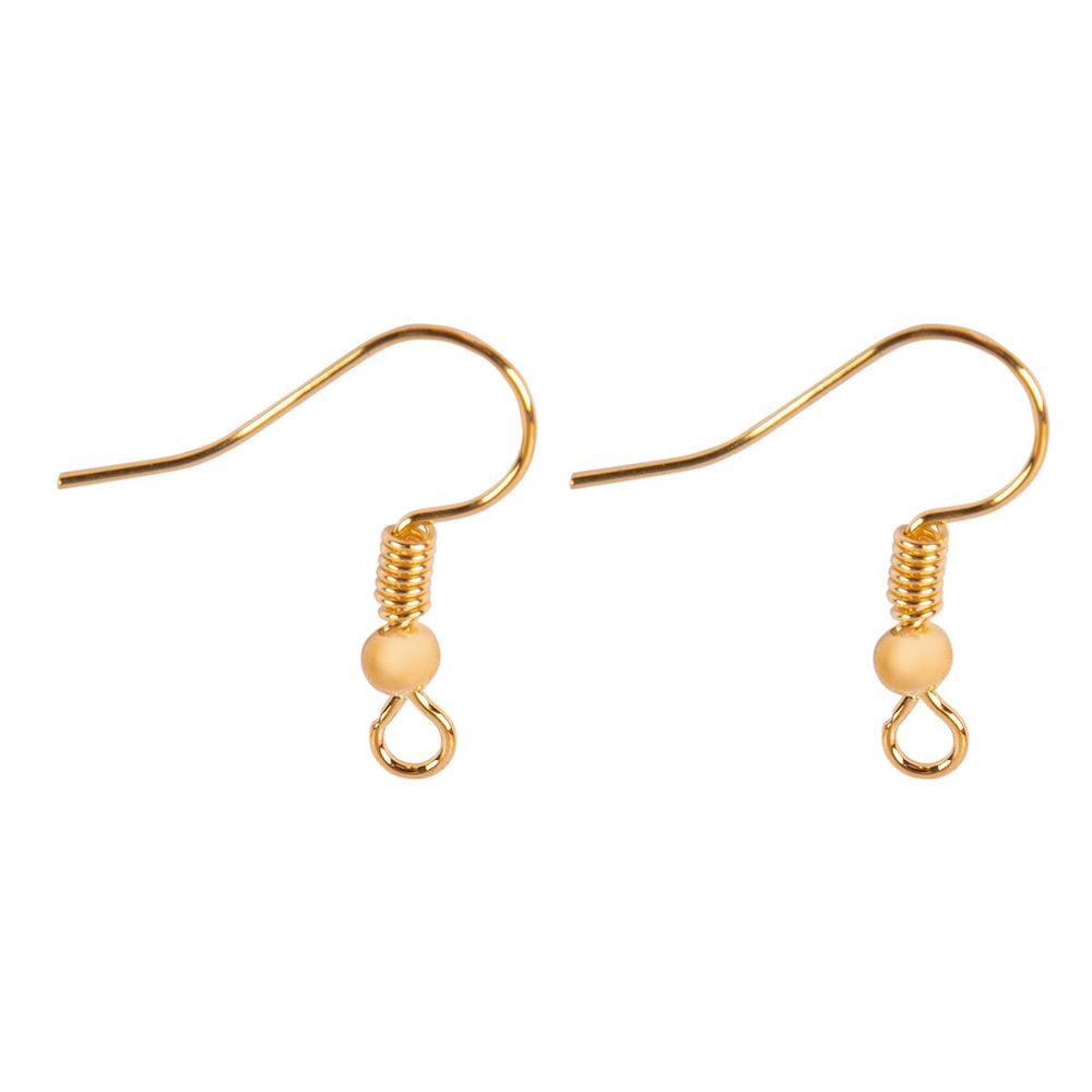 Швензы 18 мм, 10 шт, №01 золото, Zlatka DC-070/10