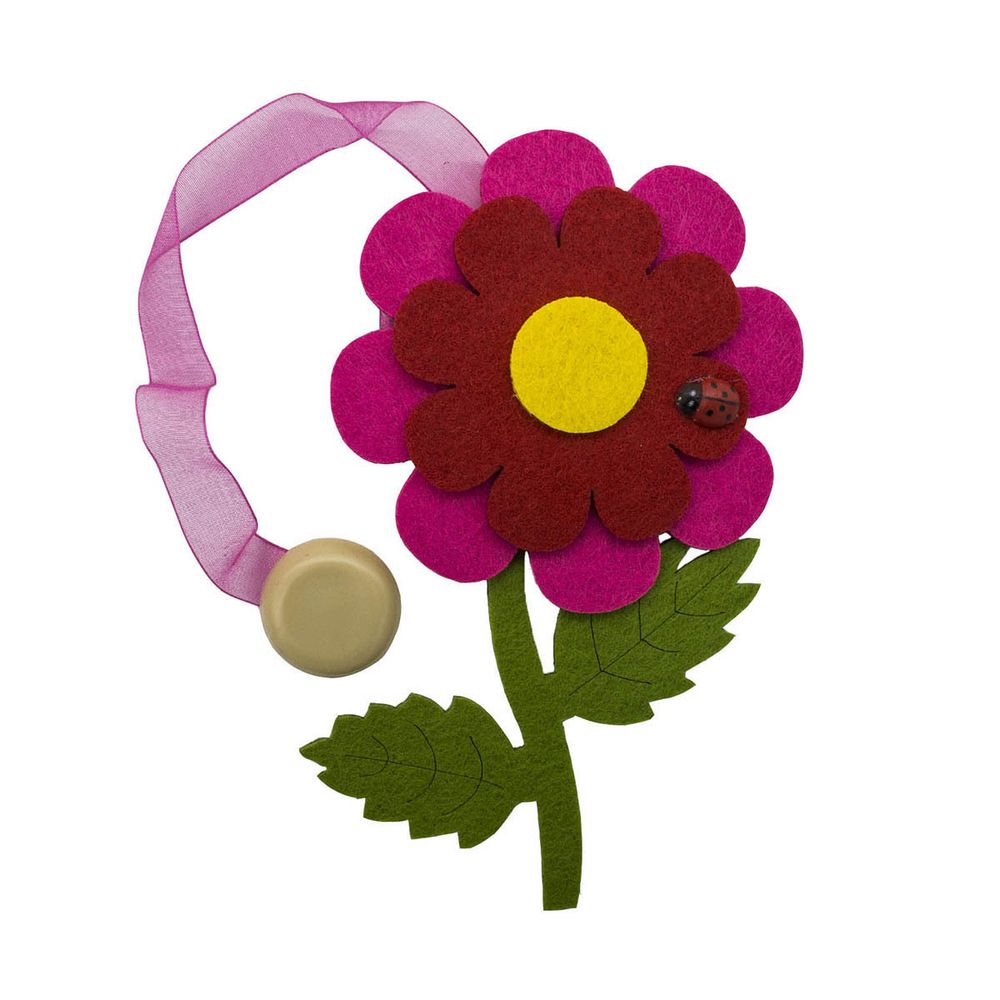 Клипса-магнит из фетра для штор цветок Astra&amp;Craft, 0368-0217, упак(2шт), C312/C171