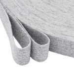 Тесьма (лента) киперная (100 х/б) 20 мм / 45.72 метра, 18 серый меланж, 6190-2026