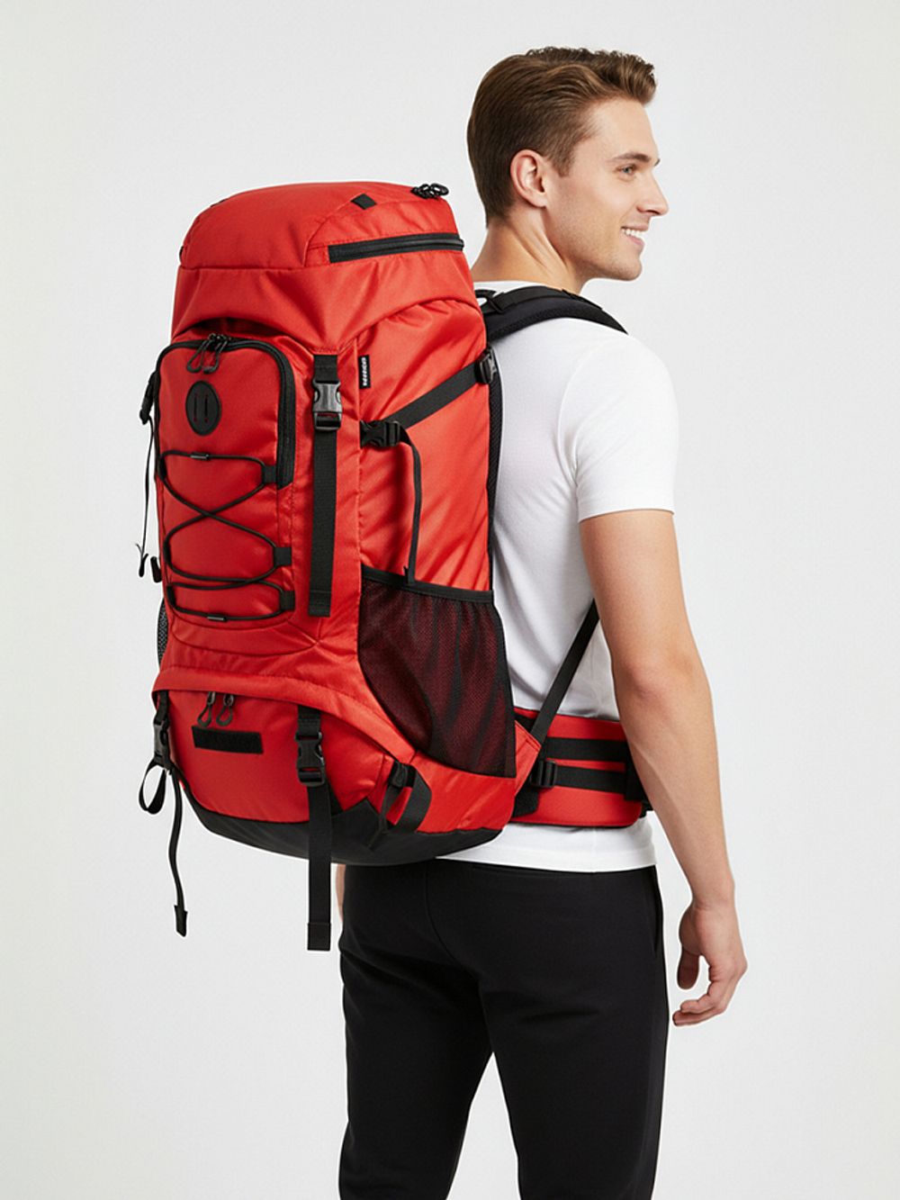 Оксфорд 200D PU1000 78 г/м², 150 см / 100 метров, 148 красный