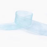 Лента капроновая (органза) 25.0 мм / 22.8±1 метра, 064 св.голубой, Blitz OR-25