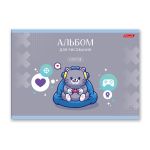 Альбом для рисования 100 г/м², A4 29х20.5 см, 8 л. на скобе, 20 шт, Чудо-малыши 000687, Светоч 8АЛСК4_1_3_9