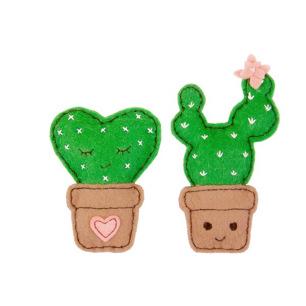 Набор для шитья игрушки Кактусы 11 см, Miadolla TF-0252