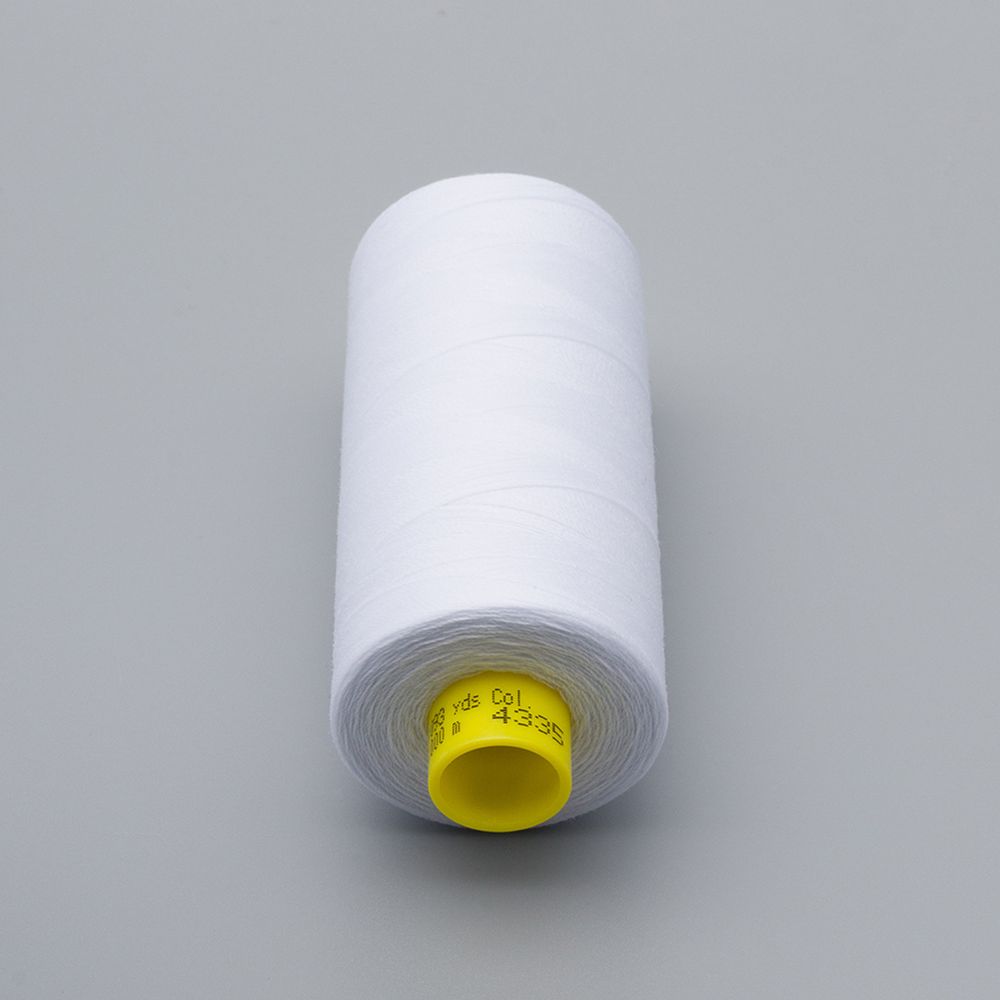 Нитка универсальная Gutermann Mara 120/2, 1000 м, 700207, 4335 холодный белый, 1 катушка