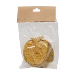 Декоративные элементы из коры дерева "Яблоко", 7см, 8 шт, желтый