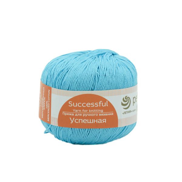 Пряжа Пехорка Успешная / уп.10 мот. по 50 г, 220 м, 223-Св.бирюза
