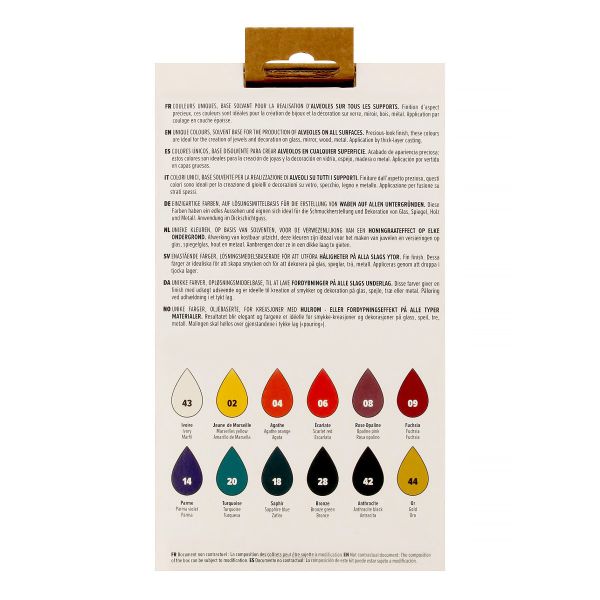 Набор красок Porcelaine 150 Исследование по фарфору и керамике под обжиг 12 цв. 20 мл, 757471 глянцевые 1, Pebeo