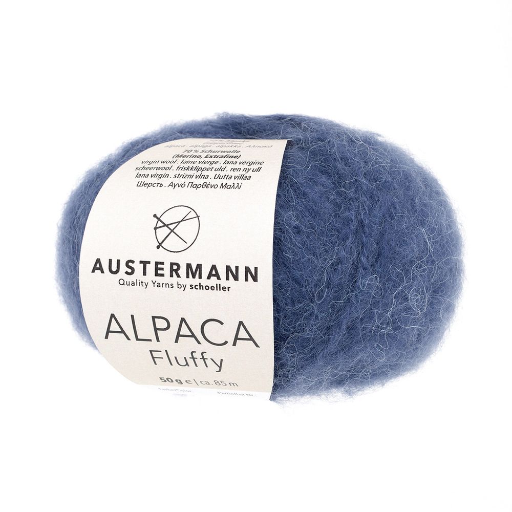 Пряжа Austermann (Аустерманн) Alpaca Fluffy / уп.10 мот. по 50 г, 85 м, 12009