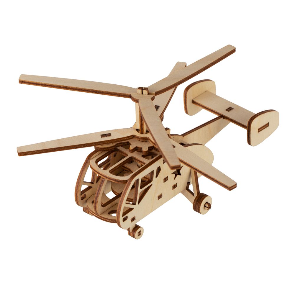 Пазл объемный 3D, 36 элементов, Вертолет КА, Rezark TAR-13