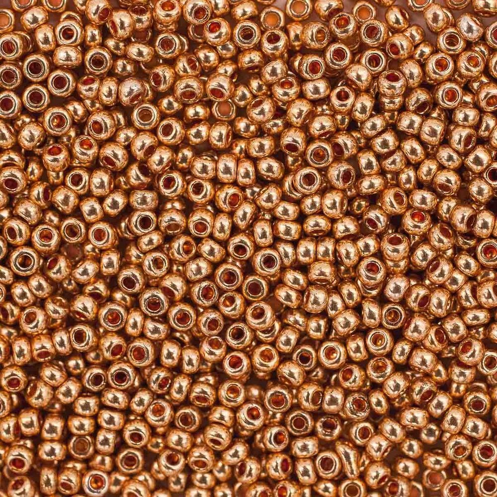 Бисер Preciosa Solgel metallic 10/0 (2.3 мм), 100 г (5х20 г), цв. 18305