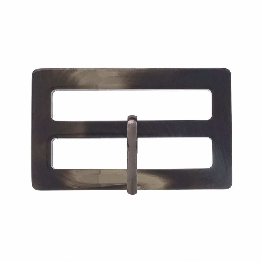 Пряжка ременная пластик 45 мм (внешн. 55х34 мм), Col.A черный, CNY155, 6 шт